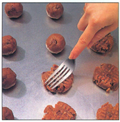 Peanutsmør chokolade cookies