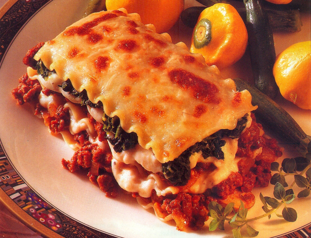 Spinat lasagne