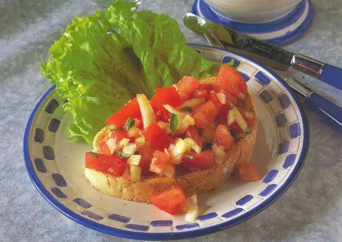 Bruschetta med tomater
