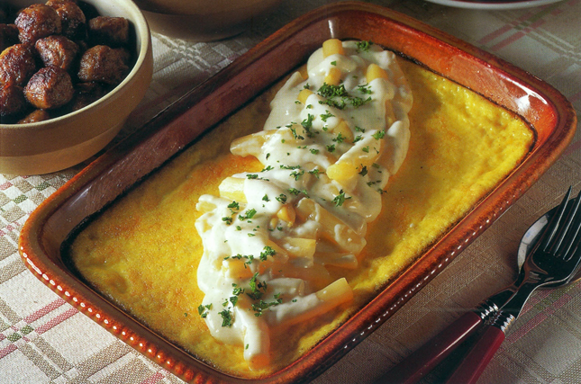 Omelet i ovn med asparges