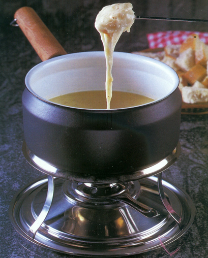 Ostefondue med Kirsch