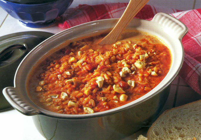 Tomatsuppe med cashewnødder