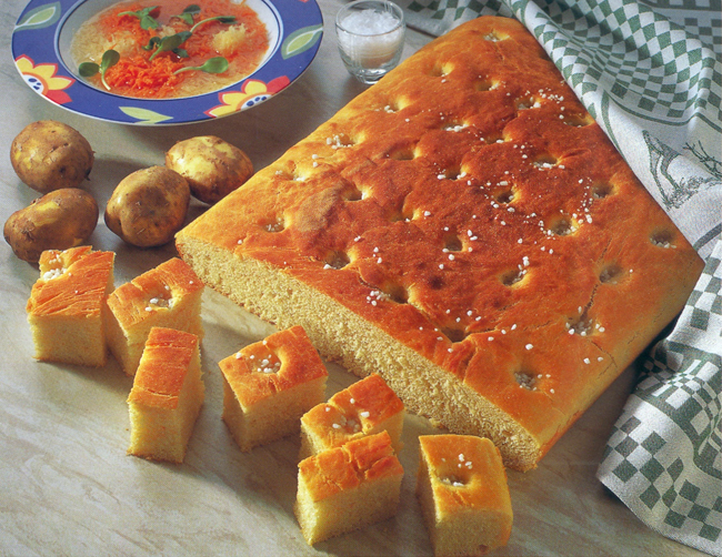 Kartoffelbrød til suppe