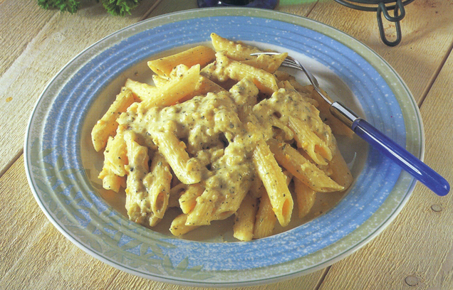 Pasta med urtesauce