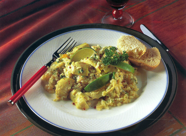 Risotto med artiskokker og parmesan