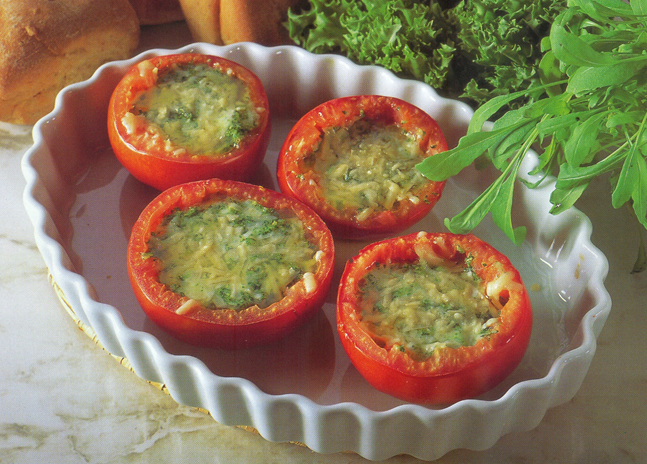 Tomater med pestofyld