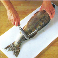 At rense og tilberede frisk og frossen fisk