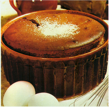 Chokolade-soufflé