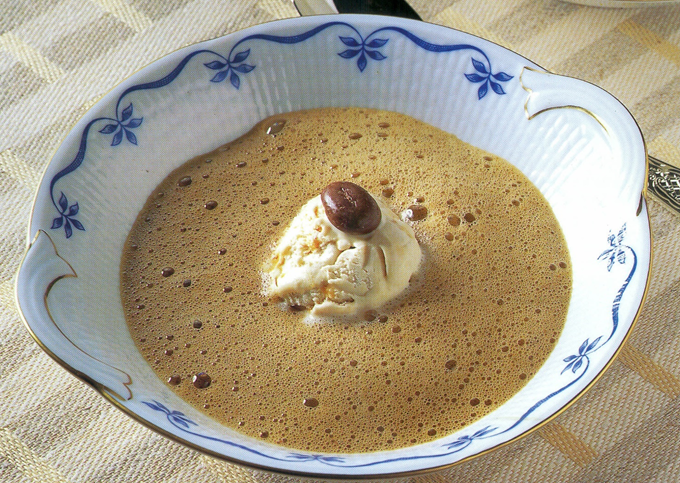 Espresso zabaione med nougatis