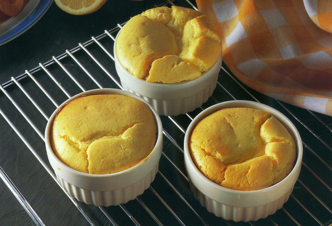 Frugtsoufflé med abrikoser