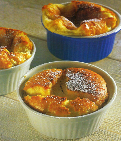 Likørsoufflé med smag af appelsin