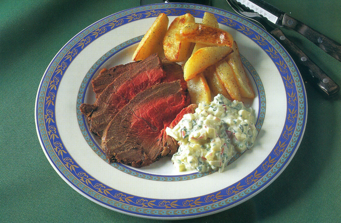 Roastbeef med æbleremoulade