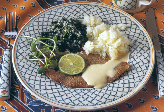 Schnitzler med limesauce