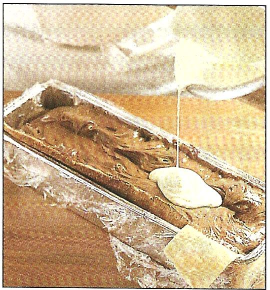 Chokolade-terrine med figner og Creme Anglaise