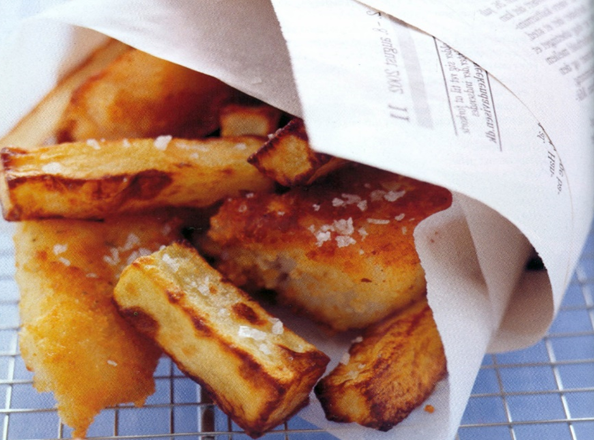 Fish and chips – også for børnekokke