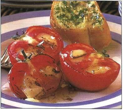 Stegte tomater med ost