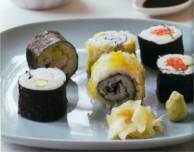 Sushi - 3 slags
