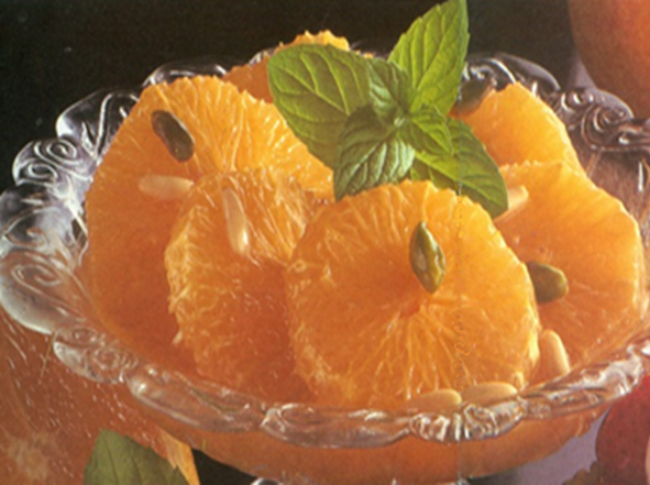 Appelsindessert raffineret