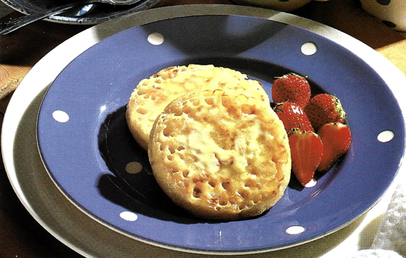 Crumpets - bedst på Kogebog.dk 💘