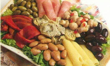 Grønsagsfad antipasto