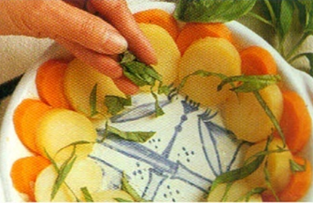 Gulerods- og kartoffelgratin