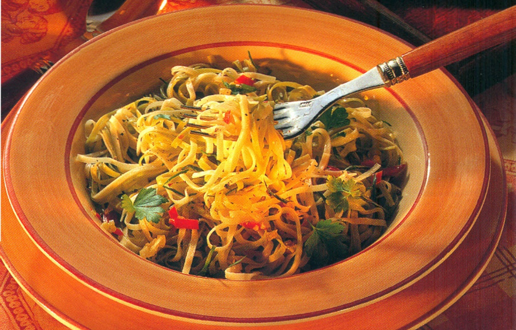 Hvidløgs-pasta