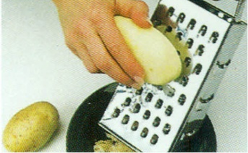Kartoffelgratin med parmesanost