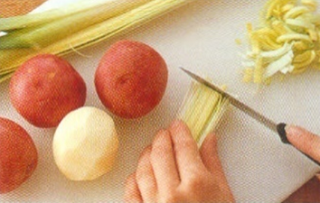 Kartoffelsauté med citron
