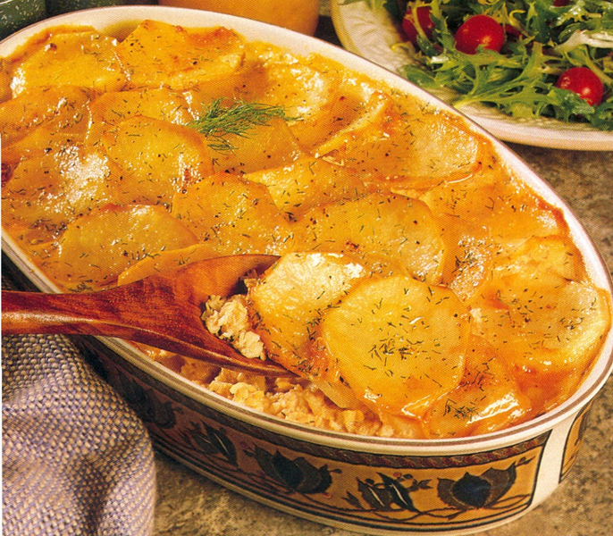 Mormors laksegratin