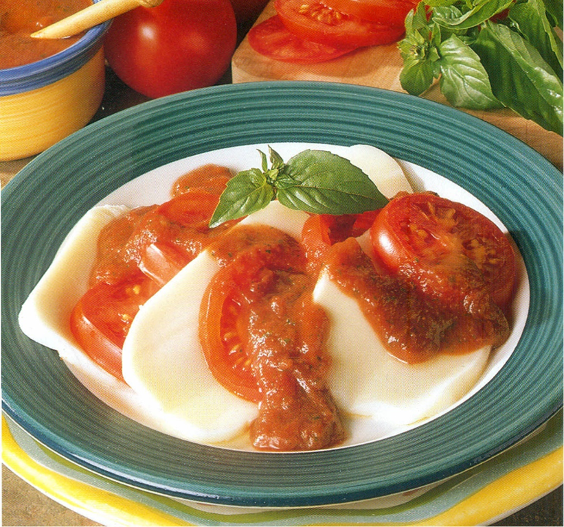 Mozzarella og tomat