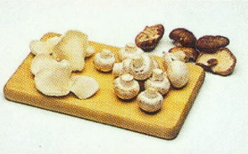 Oksegryde med svampe