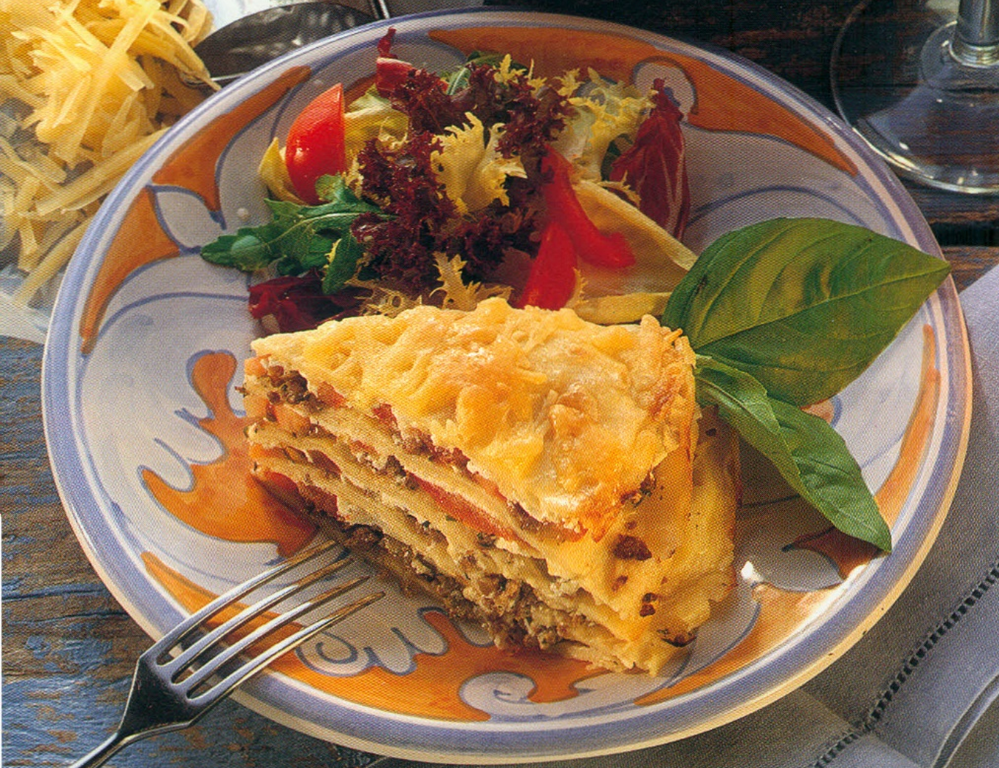 Pandekage-lasagne