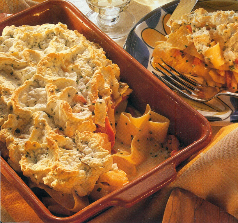Pappardelle-gratin