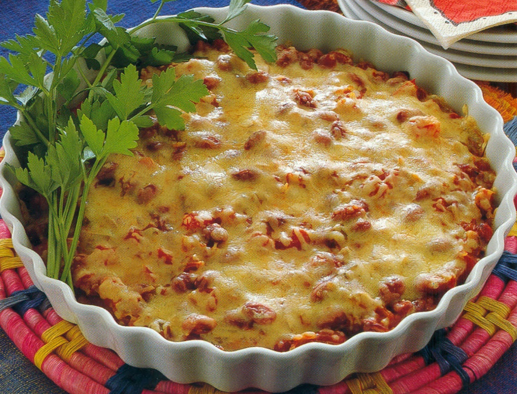 Vegetarisk tex-mex pie