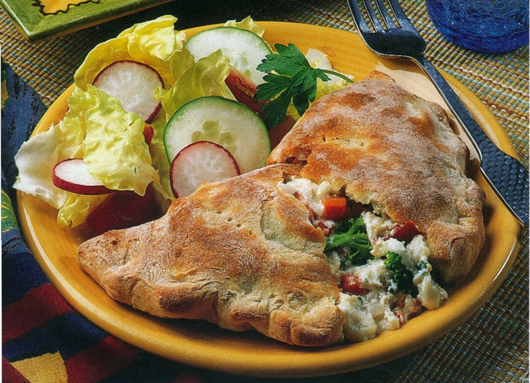 Vegetariske calzones