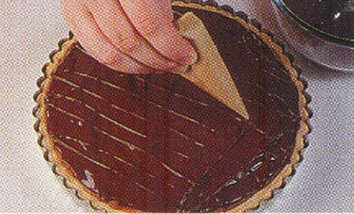 Appelsinpie med chokolade