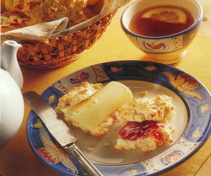 Scones med cornflakes