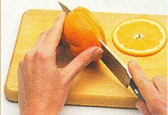 Solgul appelsinkage