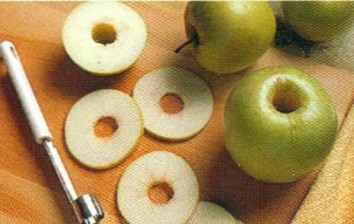 Stegte æbler med vaniljesauce