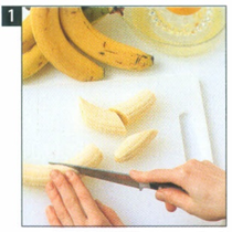 Bananer i beignetdej