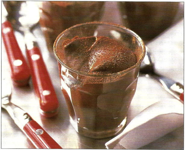 Chokolademousse.