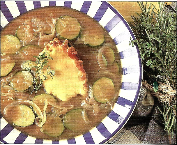 Løgsuppe med squash