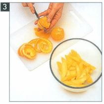 Mango- og passionsfrugtsalat