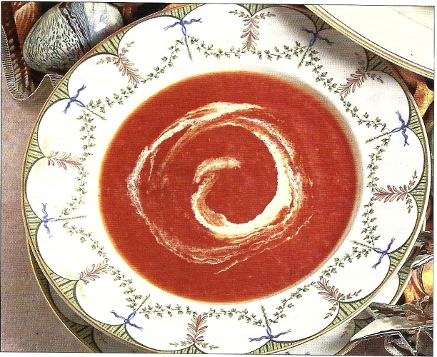 Rød peberfrugtsuppe