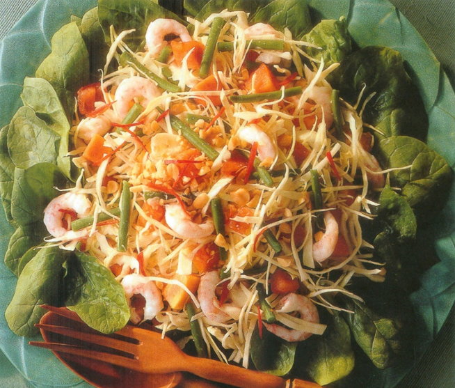 Stærk og sød salat