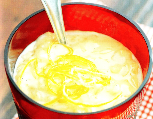 Cremet risdessert med citron og vanilje - Bare bedst