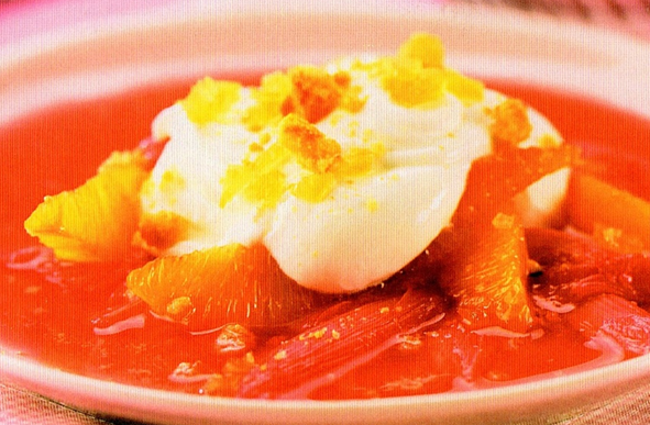 Appelsin-rabarberyoghurt - Let og lækkert