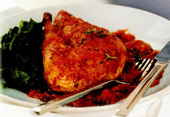 Baskisk kylling - Let og lækkert