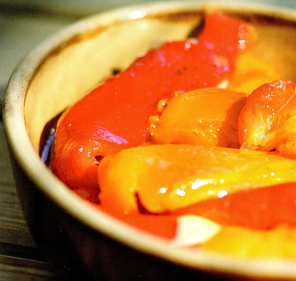 Grillede peberfrugter med hvidløg - Let og lækkert