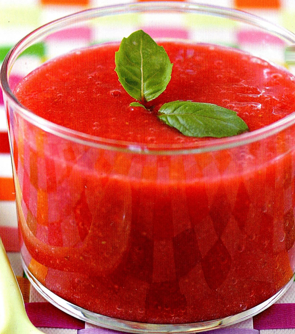 Jordbær tomatsuppe - Let og lækkert